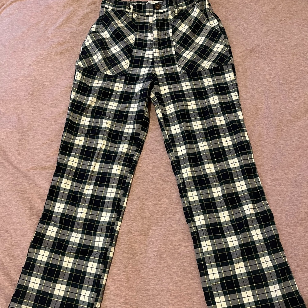 Urban outfitters stretchy plaid pants.